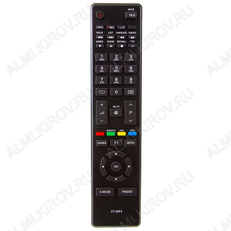 ПДУ для TOSHIBA CT-32F2 LCDTV