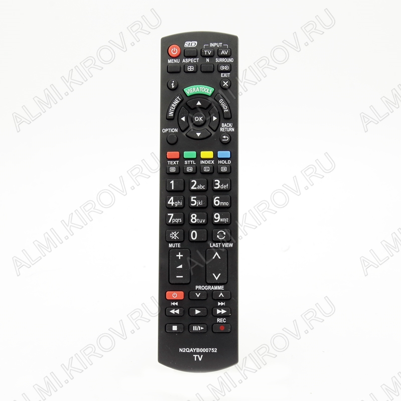 ПДУ для PANASONIC N2QAYB000752 VIERA LCDTV