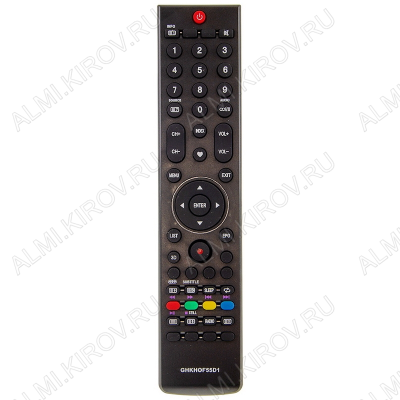 ПДУ для CHANGHONG/ROLSEN HOF-55D1 LCDTV