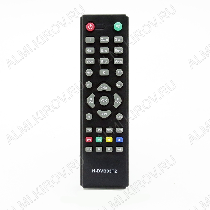 ПДУ для HYUNDAI H-DVB03T2 / D-COLOR DC1301HD/DC911HD (для ресивера DVB-T2)