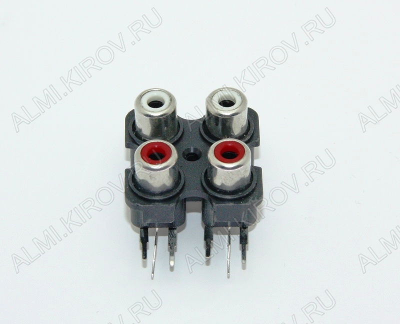 Купить Разъем 4RCA гнезда на плату RCA-407 (125) по цене 38 рублей в ...