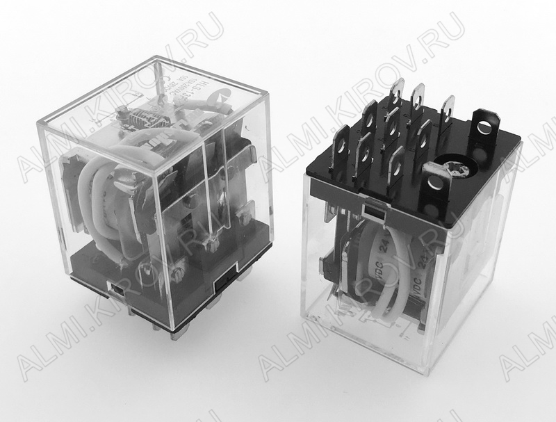 Купить Реле РЭК77/3 DC24V (РЭК77-3) Тип 34 24VDC 3C(TPDT) 10A IEK 27*31 ...