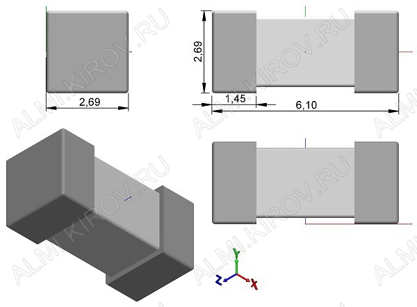 Предохранитель smd 2a