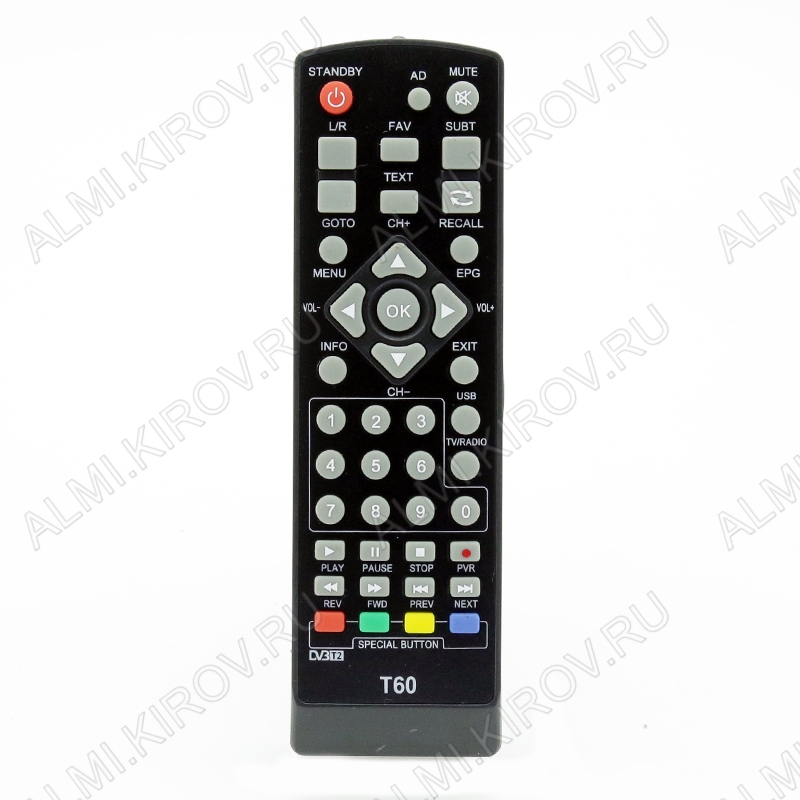 ПДУ для SELENGA (для ресивера T40/T60) DVB-T2