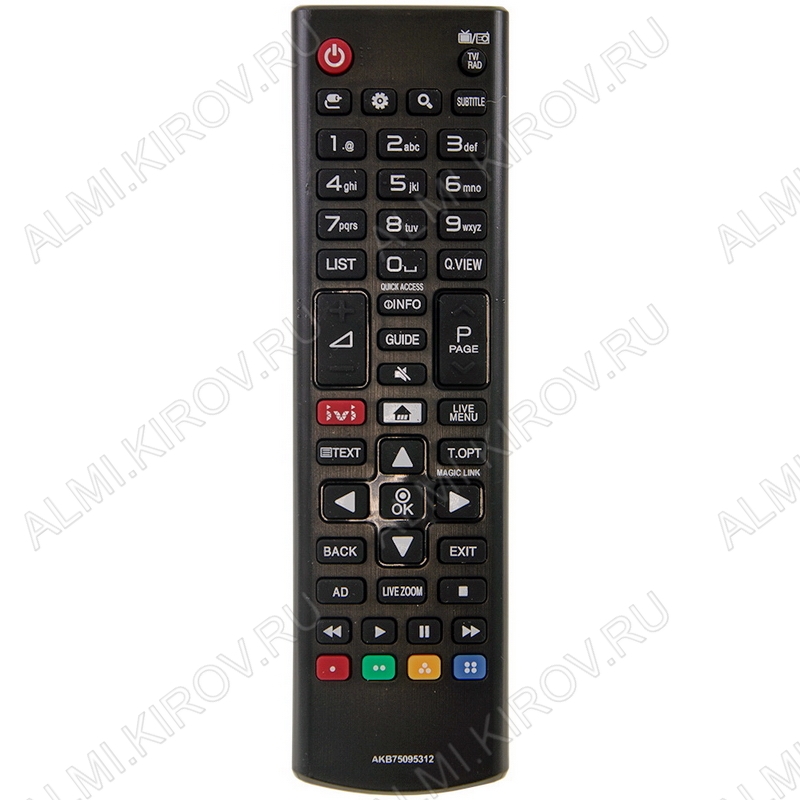 ПДУ для LG/GS AKB75095312 LCDTV