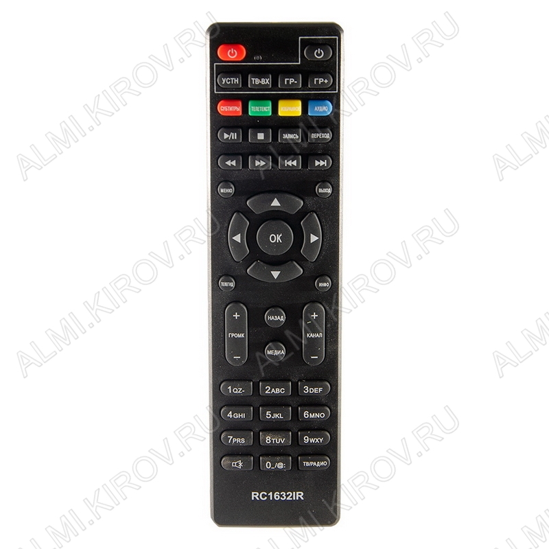 ПДУ для CADENA RC1632IR (для ресивера DVB-T2)