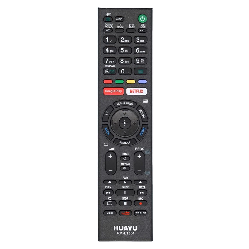 ПДУ для SONY RM-L1351 (=>RMF-TX300 GOOGLE PLAY, NETFLIX) LCDTV универсальный HUAYU