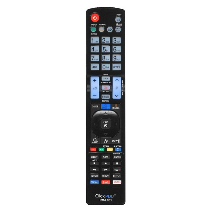 ПДУ для LG/GS RM-L931+3D SMART TV, ivi LCDTV универсальный