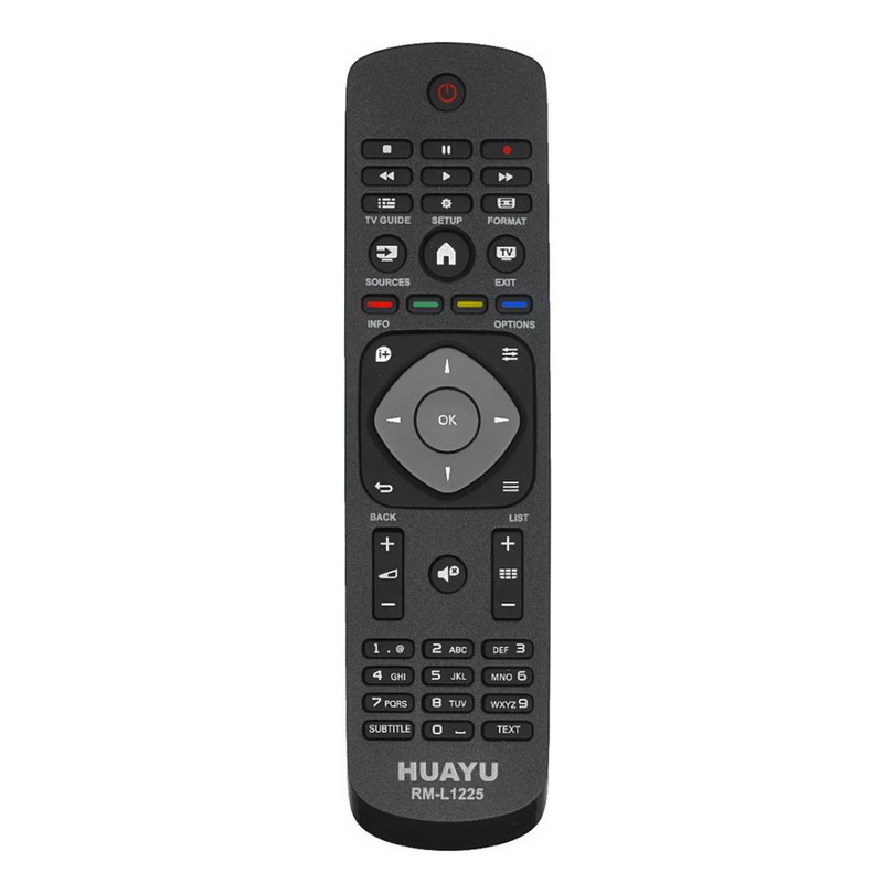 ПДУ для PHILIPS RM-L1225 LCD NEW 398G (996590009443) LCDTV универсальный HUAYU