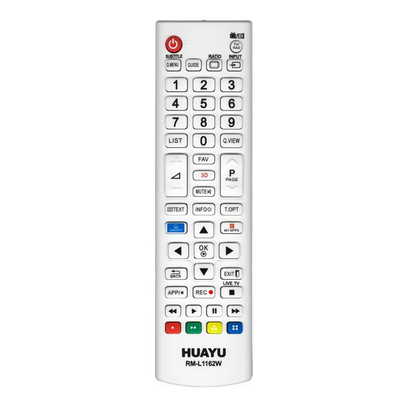 ПДУ для LG/GS RM-L1162W БЕЛЫЙ корпус AKB73715603 с функцией SMART
универсальный LCDTV