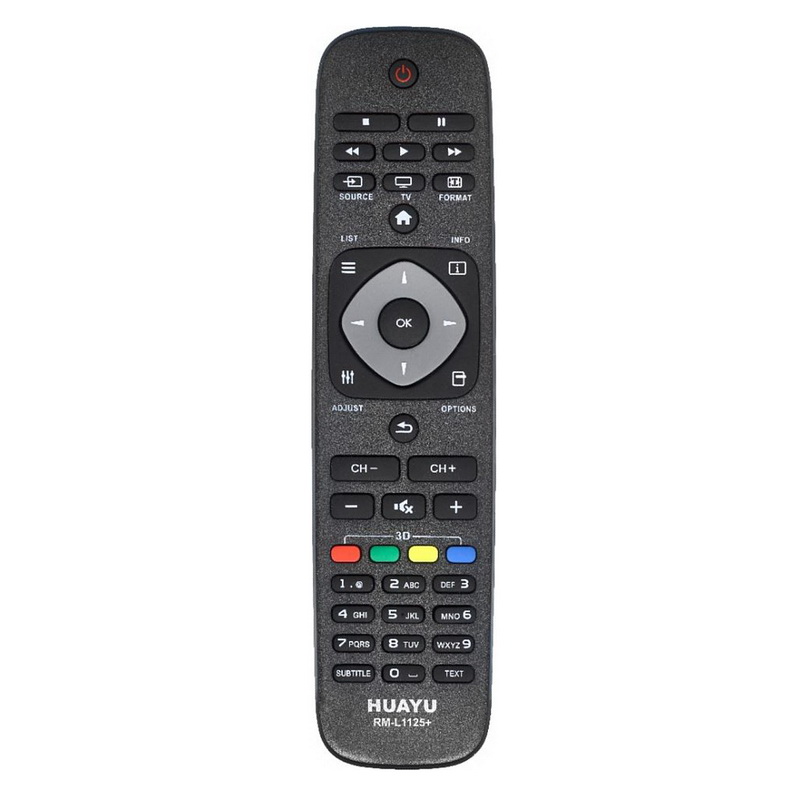ПДУ для PHILIPS RM-L1125+ 3D корпус 9965 900 00449 (YKF308-001) универсальный LCDTV HUAYU