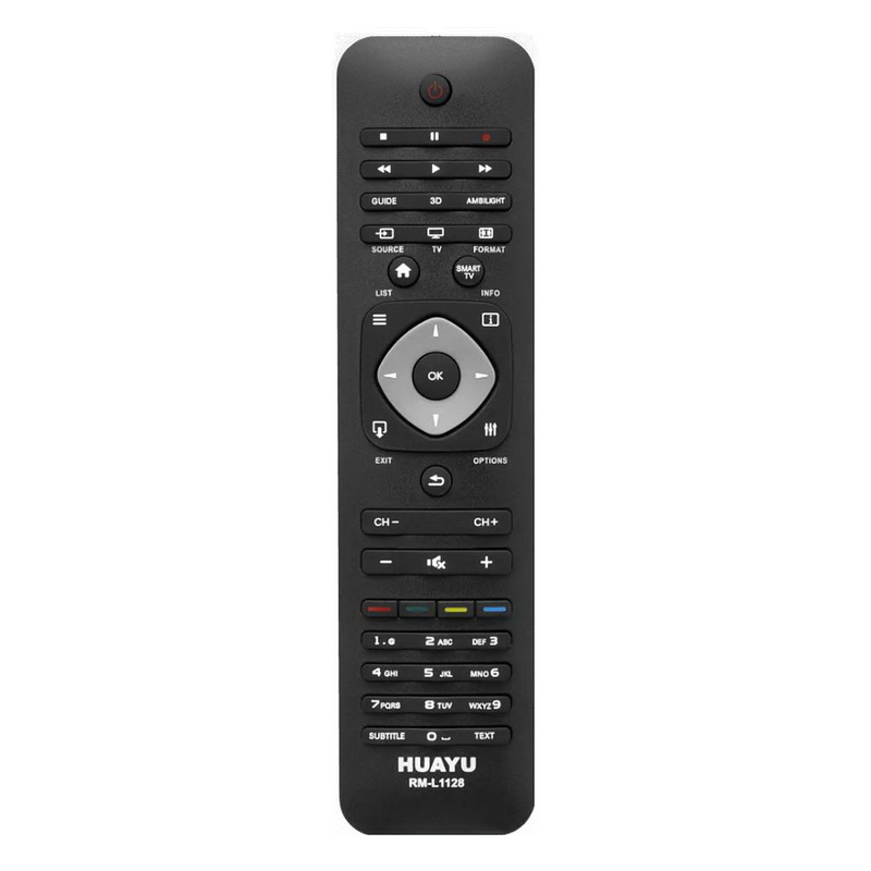 ПДУ для PHILIPS RM-L1128 3D корпус 2422 549 90477 универсальный LCDTV HUAYU