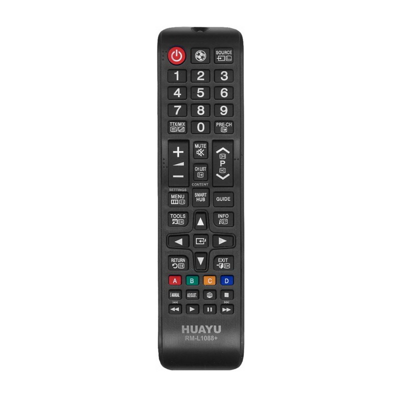 ПДУ для SAMSUNG RM-L1088+ (RM-L1088 c кнопкой SMART HUB) корпус AA59-00741A универсальный