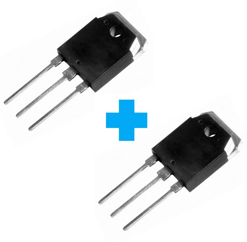 Транзистор 2SD718+2SB688 (KTD718+KTB688) (комплементарная пара, подобрана по hfe) TO-3P
