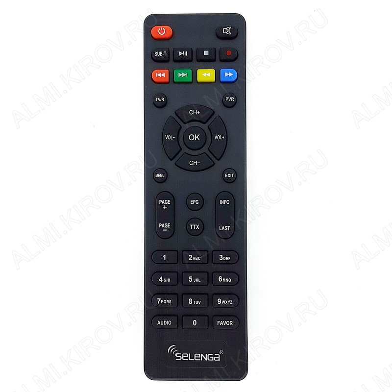 ПДУ для SELENGA (для ресивера T20D/T42D/T81D/HD950D) DVB-T2