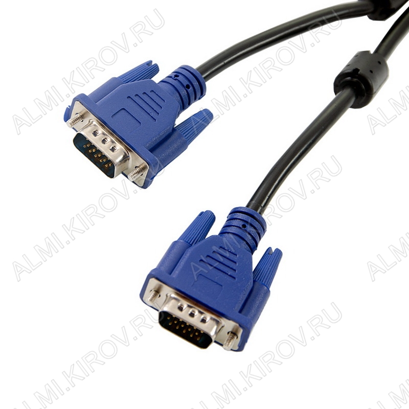 Купить Шнур VGA 15pin шт/VGA 15pin шт 10.0м (с фильтрами) (58-005 ...