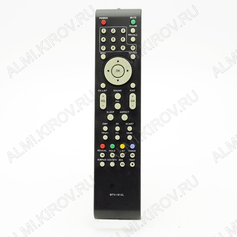 ПДУ для MYSTERY MTV-1914LW (BBK RC-3229) LCDTV