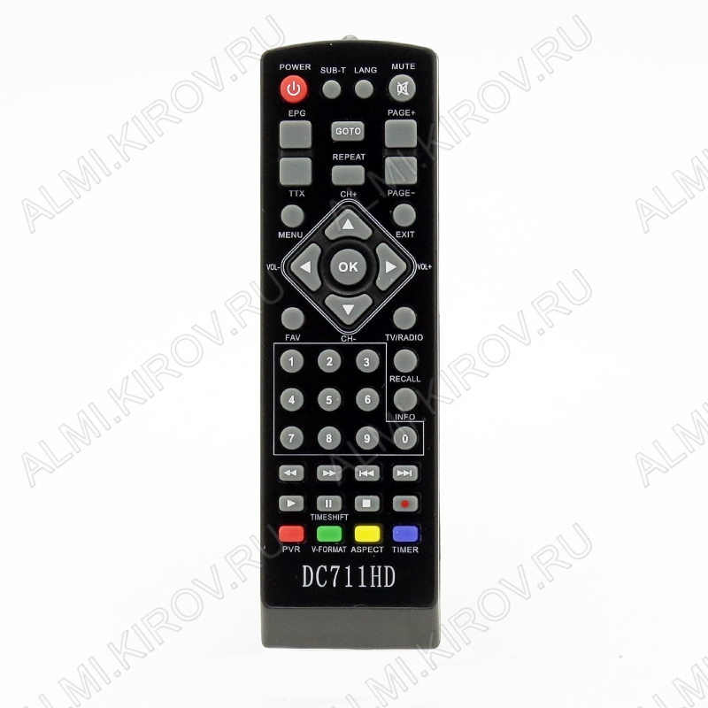 ПДУ для D-COLOR (для ресивера DC711HD/DC901HD и др.) DVB-T2