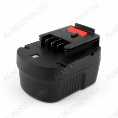 Аккумулятор для Black&Decker 12В; 2,0Ah NICd (плоский) Соответсвует моделям: A12, A12-XJ, A12EX, A1712, FS120B, FS120BX, FSB12, HPB12
