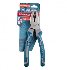 Плоскогубцы 160мм универсальные MX04580 Maximum Quality Tools сталь Cr-V; двухкомпонентные рукоятки