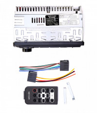 Автомагнитола RS-630DSP multicolor с ПДУ SKYLOR MP3; 4x60Вт, FM1/2/3 MW1/2 87,5-108МГц, BT, USB/SD/AUX, DC12В, монохромный дисплей, фиксированная передняя панель