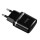 Сетевое зарядное устройство с выходом 2*USB, 2.4A, чёрное, кабель microUSB C12 HOCO Uвх=100-240VAC; Uвых=DC5V/2.4A