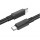 Кабель Type-C-Type-C, 1.0м, для зарядки и передачи данных, чёрный, (BX81) BOROFONE 3.0A, ПВХ (PVC), быстрая зарядка(PD 60W)