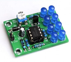 KIT Светодиодная мигалка (на базе LM358) No name Питание: 3...32VDC; Ток потребления: 0.7mA; на базе микросхемы LM358