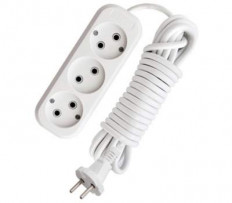 Удлинитель сетевой SBE-10-3-03 3м (3 розетки) SMART BUY 10A, без заземления, ABS-пластик