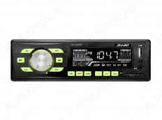Автомагнитола MEX-1028UBG SWAT MP3; 4x50Вт, FM1/2/3 MW1/2 87,5-108МГц, USB/SD/AUX, DC12В, монохромный дисплей, фиксированная передняя панель