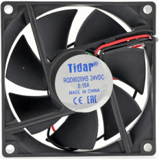 Вентилятор 24VDC 80*80*20mm RQD8020HS TIDAR 0.15A; 31,2dB; 3000 об;