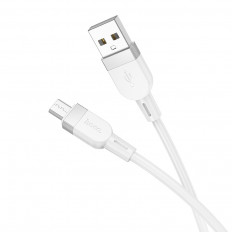 Кабель USB-microUSB, 1.0м, для зарядки и передачи данных, белый, X109 Energy