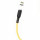 Кабель USB-Lightning, 1.0м, для зарядки , жёлтый, (D18L) DENMEN 2.4A, для зарядки, нейлон, магнитный