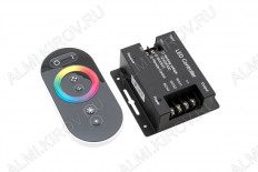 Контроллер для RGB модулей/лент RF-RGB-S-24A (000936) SWG 12/24V; 24A (8A на канал); до 20м ленты RGB 5060*2 / до 40м ленты RGB 5060 допустимое подключение