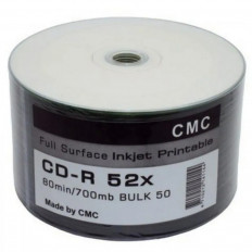 CD-R диск 700Mb 80min 52xspeed 1ш (зеркало) CMC