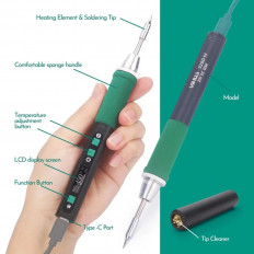 Паяльник с регулятором температуры YH-928D-IV with Charger (20VDC; 60W)