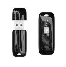Карта Flash USB 32 Gb (U20) XO с колпачком, черный, USB 2.0,