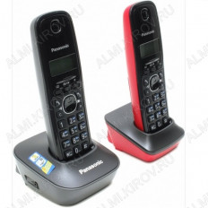 Радиотелефон KX-TG1612RU3 серый/красный Panasonic
