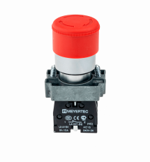 Кнопка грибовидная, возврат поворотом, красный, 30 мм, 1NC, MTB2-BSZ1244 MEYERTEC