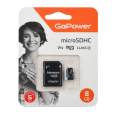 Карта MicroSDHC 8Gb (Class 10)