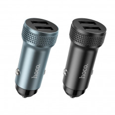 Автомобильное зарядное устройство с выходом 2*USB, 2.4A, Z49 Level, черный