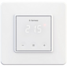 Терморегулятор Terneo S сенсорный DS Electronics встраиваемый; 5...+40°С, 16A(3,6кВт), Для теплого пола. Предварительный прогрев, счетчик времени работы нагрузки
