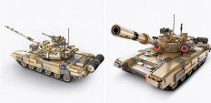 Конструктор для сборки РУ "ТАНК Т-90" C61003W CADA