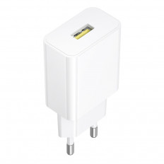 Сетевое зарядное устройство с выходом USB, 3.0А, белый, BA111A Star, поддержка QC3.0;