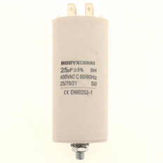 Конденсатор пусковой 25мкФ 450В CBB-60-болт (К78-17) клеммы RODYX 45x95mm