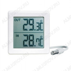 Термометр цифровой TM1053 Измерение наружной и внутренней температуры