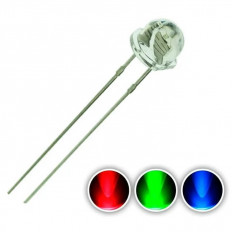 Светодиод 5мм RGB красный/зелёный/синий GNL-5073RGBC-TL-B G-NOR 120°; 30mA; прозрачный; 2pin;