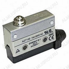 Переключатель AZ-7100 короткий кнопочный толкатель 10A/250V; 3 pin