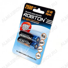 Аккумулятор R6/AA 2500mAh ROBITON 1.2V;NiMh;блистер 2/50 (цена за 1 аккумулятор