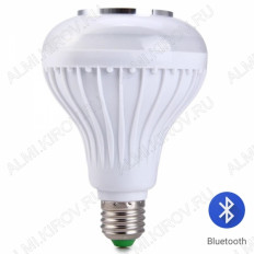 Лампа LD-123 c динамиком (цвет белый) ОРБИТА